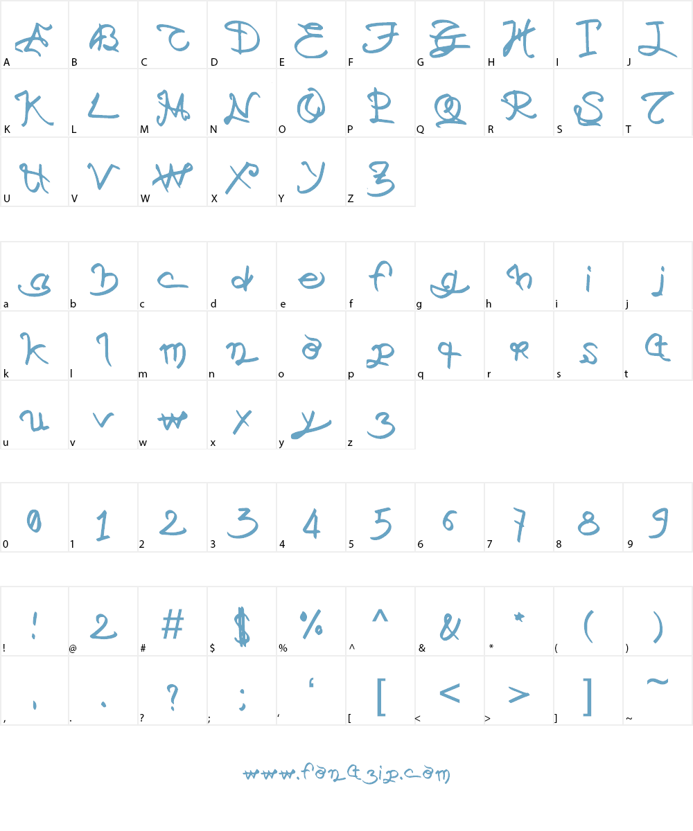 Cyroulese Font Character